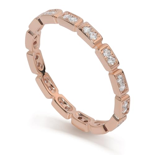Bague fiançailles femme argent 925 or rose pour sceller votre amour