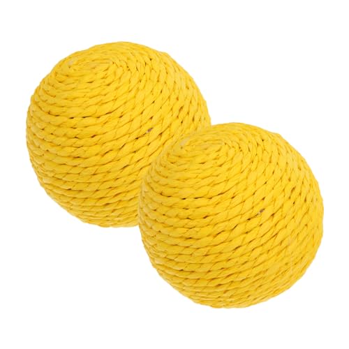 Abaodam Interactive Cat Chewing Ball Durable Pet for Cats Kittens Fun Scratch Play Ball for Chewing Training and Entertainment Portable Design for Home Pet Shops