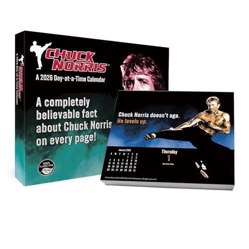2026 Chuck Norris Day-at-a-Time Box Calendar