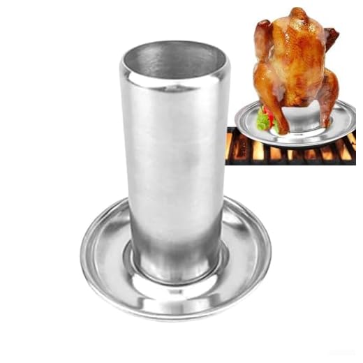 Grille à rôtir pour poulet, canette de bière en acier inoxydable, support vertical pour rôtissoire de poulet, grille à rôtir pour gril, four, barbecue