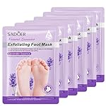 Foot Peel Mask 6 Pack,Foot Spa Foot Care For Women Peel Mask With Lavender For Men And Women Feet Peeling Mask Exfoliating, Callused Foot Mask Peel,Foot Mask For Dry Dead Skin,Remove Dead Skin