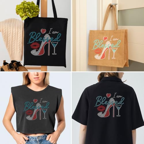 Calcomanía termoadhesiva de labios rojos ideal para personalizar regalos de moda 7