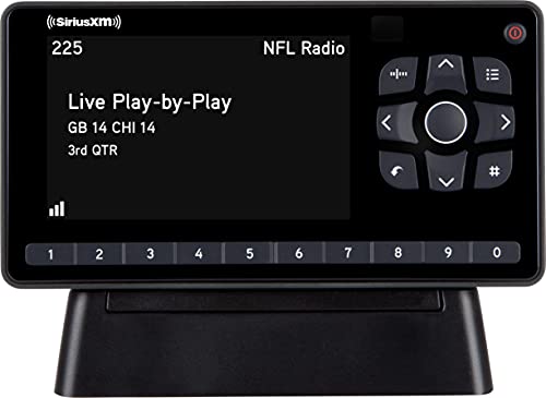 SiriusXM SXEZR1H1 Onyx EZR Satellite Radio with Home Kit, Receive Free 3 Months Service with Subscription – Enjoy SiriusXM in your Home or on Your Powered Audio Speakers