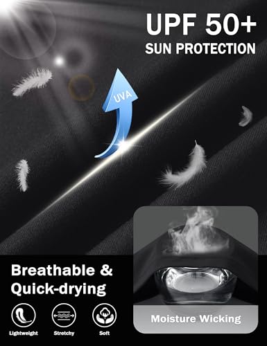 MAGCOMSEN Men's Short Sleeve UPF 50+ Shirts Quick Dry Athletic Swim Tshirt Running Workout Gym Hiking Fishing Rash Guard3