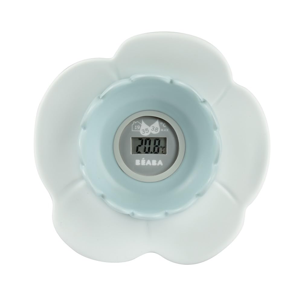 Lotus Multi-Functional Bath Thermometer Green/Blue