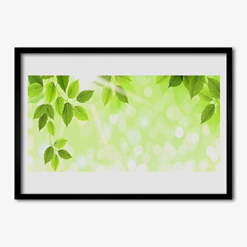 Cadre mural plante verte 100x70 pour briser la monotonie d'un salon ou d'une chambre