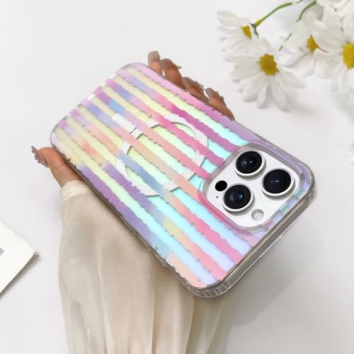 Coque iPhone 16 Pro Max de luxe antichoc scintillante MagSafe