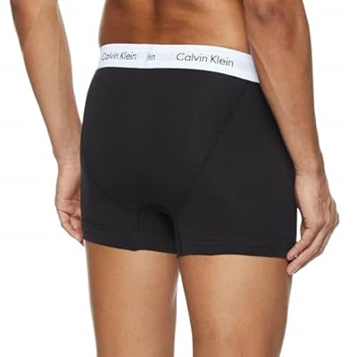 Calvin Klein Calzoncillos bóxer Hombre Pack de 3 Trunks Ropa Interior  Multicolor  Black/White/Grey Heather   XL