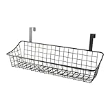【Application】 : panier de rangement en fil métallique adapté pour la maison, la salle d'étude, la cuisine, la salle de bain, le garage, la cave, l'entrée, le bureau, la crèche, -manger.