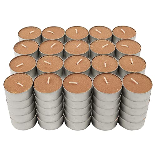 Velas de Té Aromáticas Velas perfumadas - Canela en Rama, Pack 100 Velas