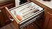Dial Industries Small Cutlery, Utensil, Silverware Kitchen Drawer Organizer Tray, White