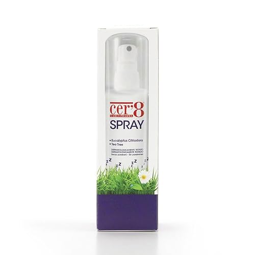 Cer'8 Spray Repellente 100 ml - A Base di Oli Essenziali di Eucalyptus Citriodora e Tea Tree