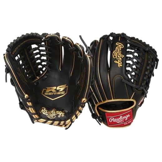 Rawlings R9 Series Baseball Glove, Mod Trap Web, 11.75 inch, Right Hand Throw
