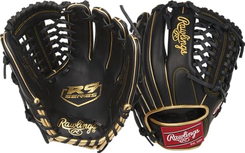 Rawlings | R9 Baseball Glove | 11.75' | Modified Trap-eze Web | Right Hand Throw