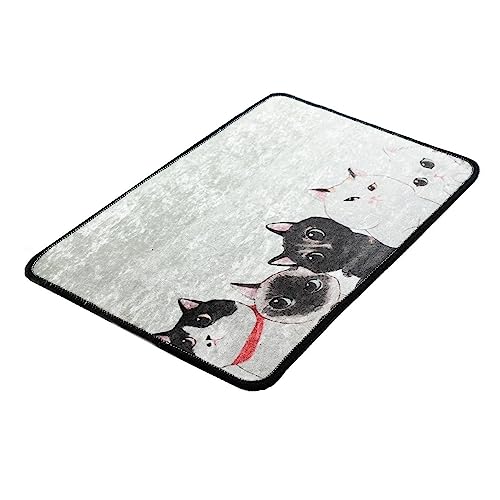 Badematte fünf Katzen