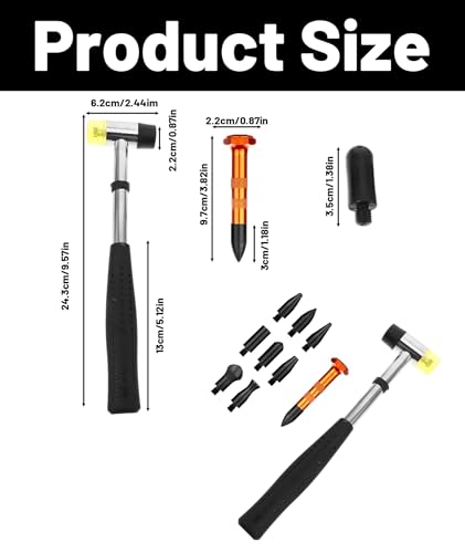 Image of Car Dent Removal Kit, Professional car Tooth Extraction kit, for Repairing Small and Irregular Teeth, an Easy-to-use Tool for DIY Enthusiasts and Beginners