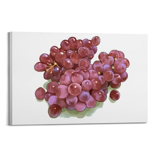 Toile Raisin Violet Mural Moderne Cadre Idéal Petits Murs Vides