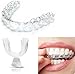 4Pcs Transparent Mouth Guard Silicone Grinding Guard Teeth,Bleaching Trays,Whitening Tray Sleeping Gum Shield for Sports Bruxism Bite Guard Easy to Use,Teeth Grinding Guards,Health Oral Care