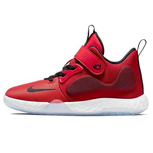 Nike Kids' Preschool KD Trey 5 VII Basketball Shoes (3, Red/Black)