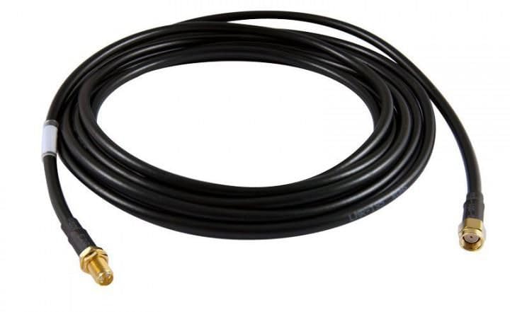 ALLNET ANT-CAB-SMAM-SMAF-200 - 2 m - LMR-195 - SMA(m) - SMA(f) - Noir