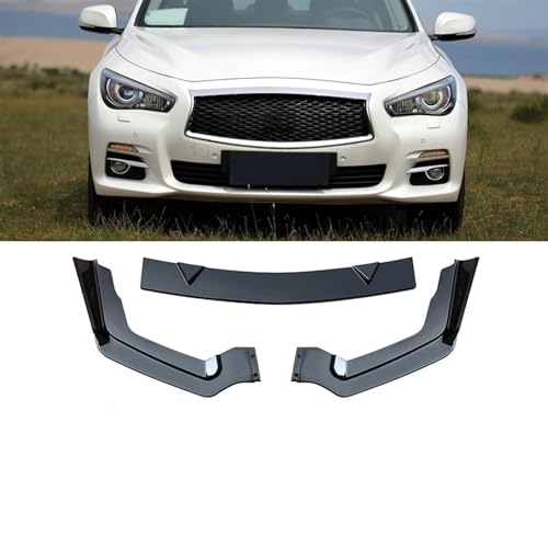 Spoiler pare-chocs avant Infiniti Q50 2014-2017 Lyjstore | Kit diffuseur 3 plaques séparation