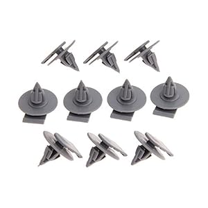 Image of 60pcs Wheel Arch Trim Clips One S Cooper R50 R52 R53 R56 Exterior Plastic for BMW Mini