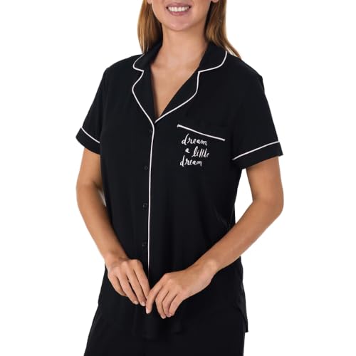 Image of kate spade new york Short Sleeve Cropped Pant PJ Set
