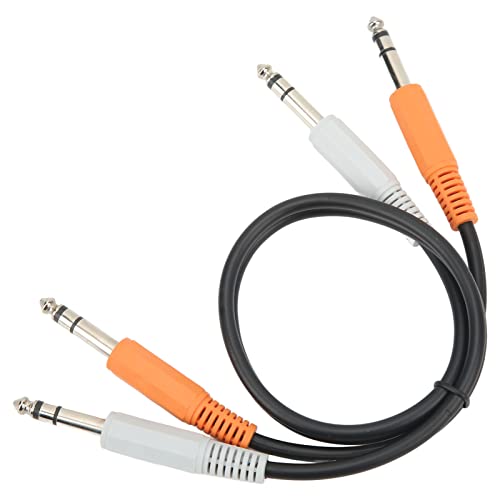 Cable de audio estéreo 6.35mm macho a macho, 45 cm miniatura 3