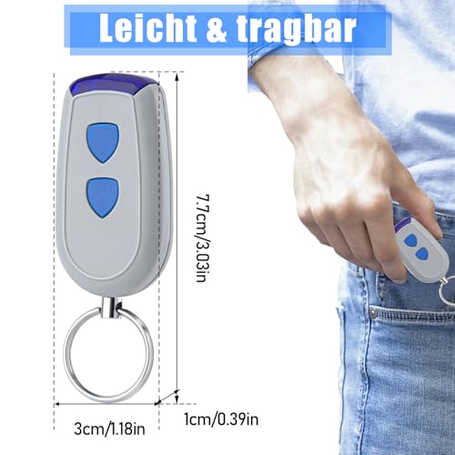 pepape 2 Stück 433,92MHz Handsender Fernbedienung für Crawford Normstahl EA433 2KS, EA433 2KM, EA433 4KS, RCU 433-2K, RCU 433-4K, N002800, T433-4