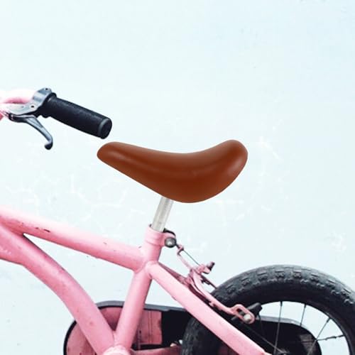 Asiento de bicicleta de PU marrón claro MERRYHAPY diseño ergonómico 7