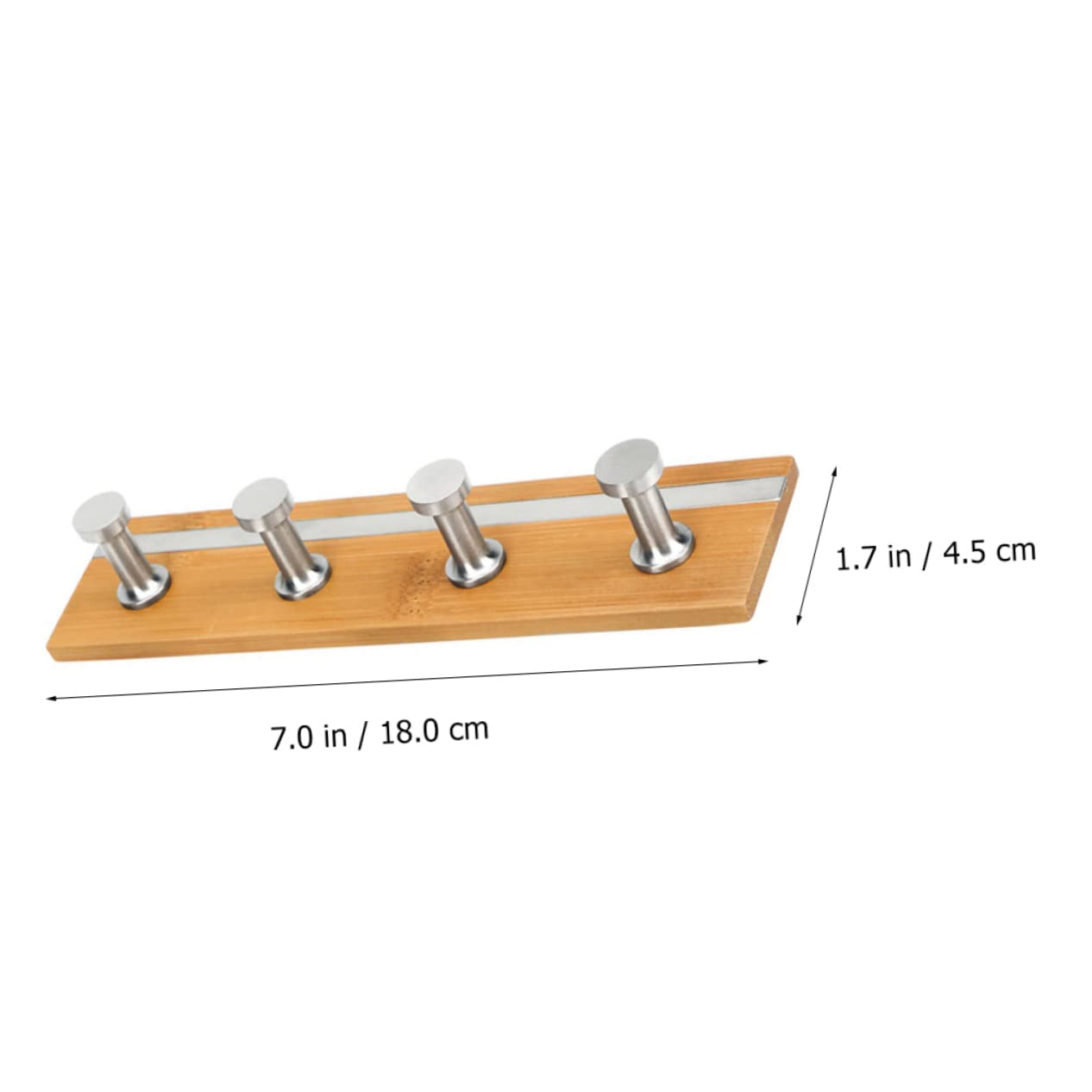 Holibanna 2 Ganchos Para Ropa De Baño Ganchos Para Toallas Ganchos Resistentes Toallero De Baño Soporte Para Toallero Perchero De Madera Gancho De Pared Para Ropa Perchero De Acero