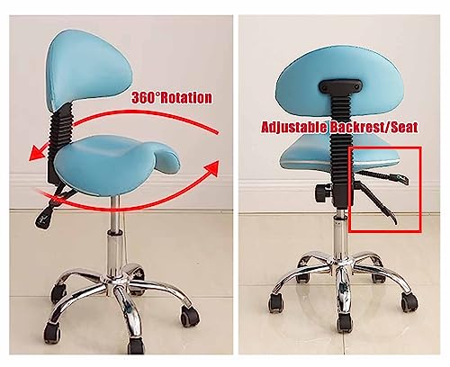 Tabouret de selle contre le mal de dos réglable pour esthéticienne - 4