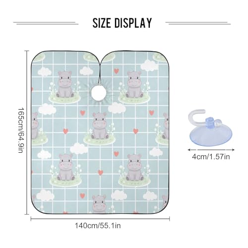 Capa de barbero impermeable Kigai para adultos miniatura 3