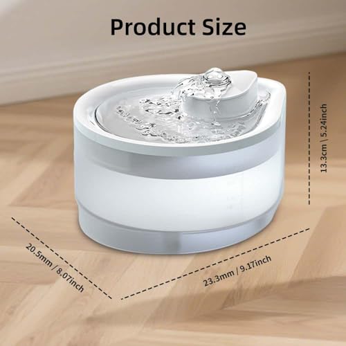 Fuente de agua automática para gatos y perros pequeños 2.5L miniatura 2