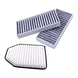 68257791AA 55111302AA Car Engine & Cabin Air Filters Combo Set 53034018AE 53034018AD Fit for Jeep
