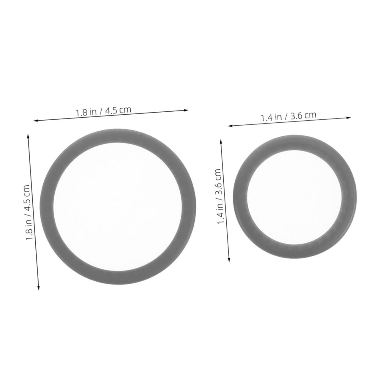 IWOWHERO Essential Accessory Pcs Diaphragm Replacements Sturdy Plastic Multi-model Fit