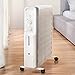 Yclty Ölradiator Radiator Energiesparend mit Luftbefeuchter, 2200 Watt Heizkörper mit Thermostat,Umkipp und Überhitzungsschutz, Elektrische Heizgerät Mobil mit 13 Lamellen [Energieklasse A+]