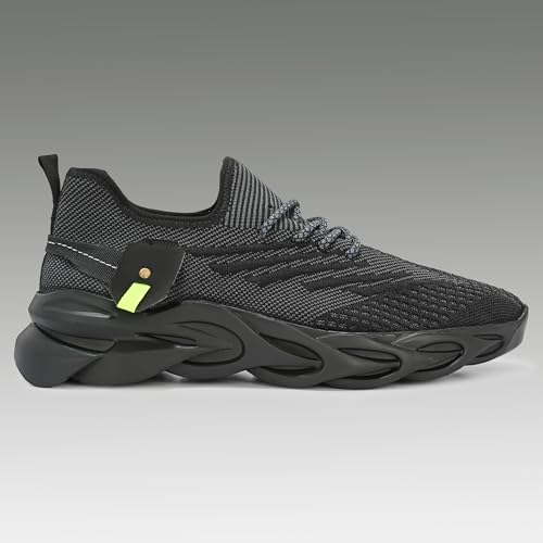 Image of Cruiser Sneaker for Men | Lightweight & Stylish | Breathable Mesh Lace-Up Shoes | Casual Wear, Gym, & Street Style (2644)