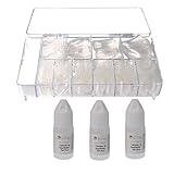 Tipbox500 transparent inkl. 3 x 3g Tipkleber - Nail Tips-Tip Kleber- Nagelkleber - Nagelmodellage