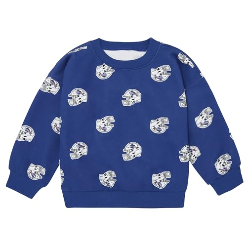Gerber Unisex Baby NFL Team Sweatshirt and Pants Set, Bills, 3T - image 2
