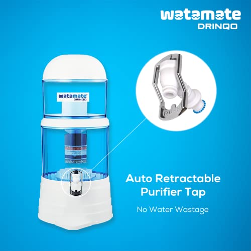 Image of Drinqo Gravity Water Filter 6-stage Purifier for Home with Super Mineralization (18 L)