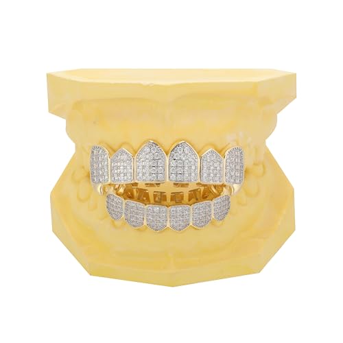 Fangs Grillz para Dientes Chapados en Oro 18K miniatura 6