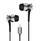 1MORE E1004 ANC-BLKDual Driver Active Noise Cancelling (ANC) in-Ear Headphones (Earphones/Earbuds) w/Lightning Connection, MFi Certified, and Built-in Mic for iPhone 7, iPhone 8, iPhone X, iPod