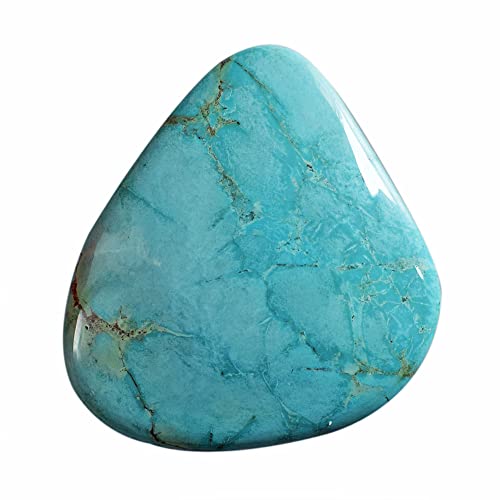 Cabochon turquoise naturel 93 CTW pour création de bijoux