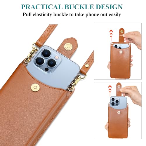 Image of Peacocktion Small Crossbody Cell Phone Purse for Women, Lightweight Mini Small Crossbody Bags for Women with Card Slots