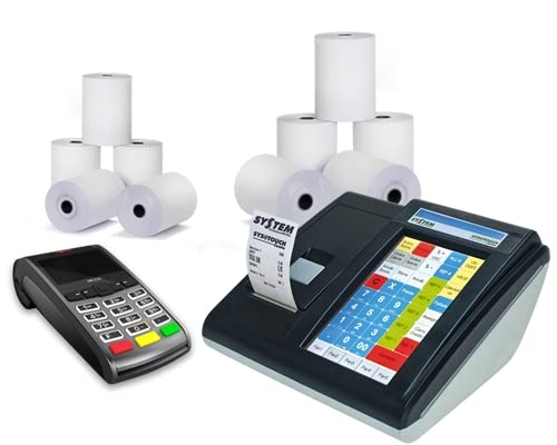 SCONTRINI,20 ROROLI Carta Termica 57X30 5M, per