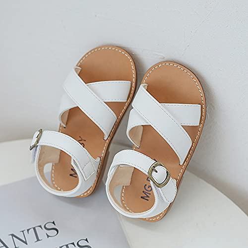 EnJoCho Kids Children Girls Open-Toed Princess Beach Shoes Soft-Soled Non-Slip Sandals Lightweight Shoes Flat Sandals4