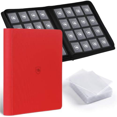 Image of Top Loader Binder 16 Pocket, Holds 640 Toploaders, 100 Toploaders INCLUDED