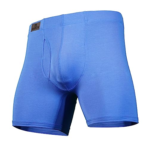 SHEATH Men's Underwear with Dual Pouch 3.21 Fly Boxer Briefs3