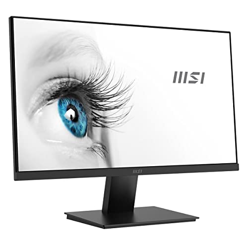 Image of msi PRO MP241X 24 inch Monitor Bundle with ErgoFlexy Dual Monitor Mount - FHD VA (1920x1080) 75 Hz Display, 1 HDMI, 1 VGA, VESA Mount (75x75 mm), for Business & Productivity, Black (2026 Model) (2 Pack)